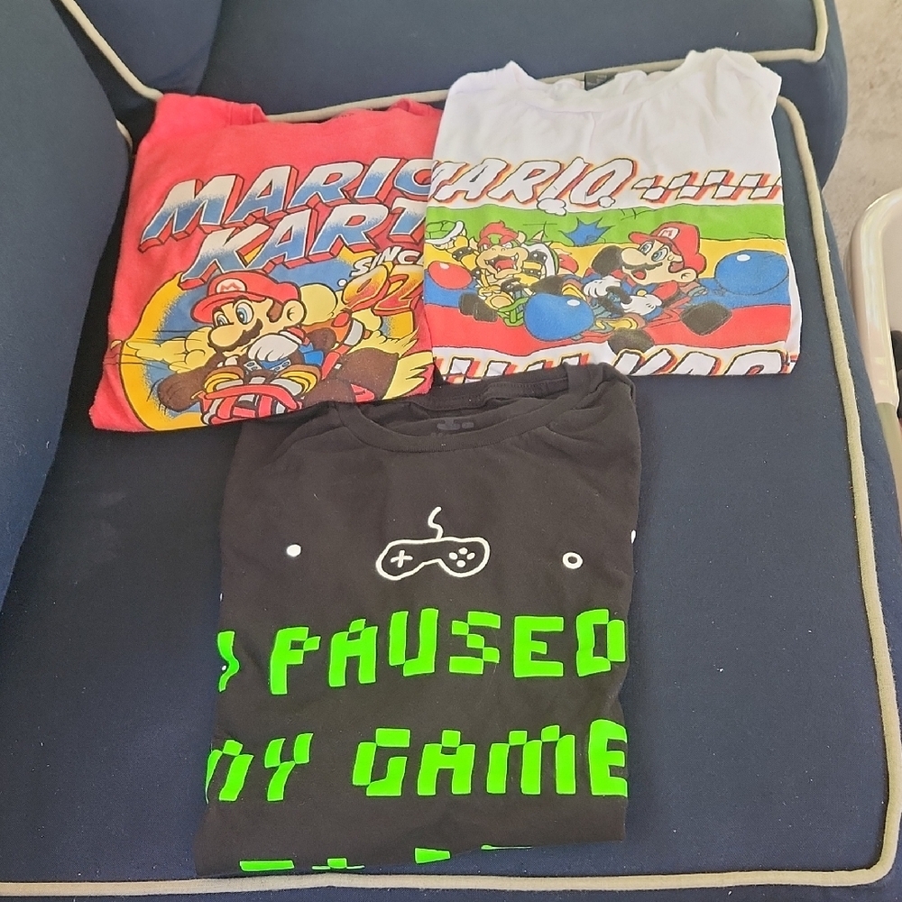 Mario Kart Gamer Short Sleeve Tee Bundle